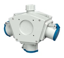 Комбинация розеток DELTA-BOX 3 розетки СЕЕ 16А3п6ч230В IP44 сер. Mennekes 92898