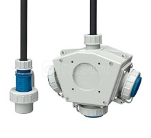 Комбинация розеток DELTA-BOX вилка SCHUKO кабель 3 розетки SCHUKO 16А230В IP68 сер. Mennekes 92386