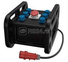 Комбинация розеток EverBOX GRIP 1СЕЕх16А5п400В 6хSCHUKO IP44 черн. MENNEKES 9502985SW
