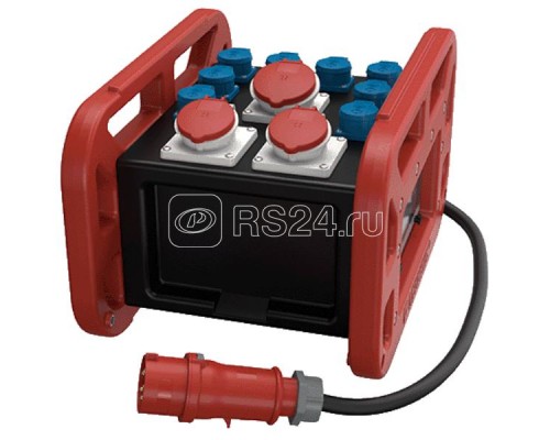 Комбинация розеток EverBOX GRIP 1СЕЕх32А5п400В 2СЕЕх16А5п400В 8хSCHUKO IP44 MENNEKES 9502956RT