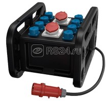 Комбинация розеток EverBOX GRIP 2СЕЕх16А5п400В 8хSCHUKO IP44 черн. MENNEKES 9502972SW