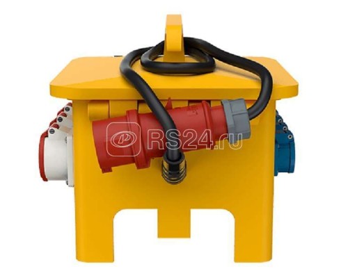 Комбинация розеток EverGUM 4хSCHUKO16А 1хСЕЕ32А5п 3хСЕЕ16А5п вилка СЕЕ32А5п IP44 360х340х330мм желт. Mennekes 70446