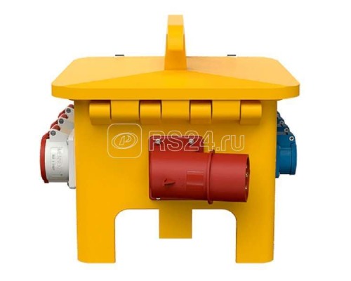 Комбинация розеток EverGUM 4хSCHUKO16А 1хСЕЕ32А5п 3хСЕЕ16А5п вилка СЕЕ32А5п IP44 360х340х330мм желт. Mennekes 70447