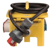 Комбинация розеток EverGUM 4хSCHUKO16А 1хСЕЕ63А 1хСЕЕ32А 1хСЕЕ16А вилка СЕЕ63А IP44 360х340х330мм желт. Mennekes 70440