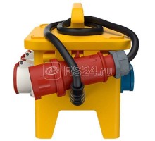 Комбинация розеток EverGUM 4хSCHUKO16А и 2хСЕЕ16А с защитой вилка СЕЕ32А5п400В IP44 300х230х207.5мм желт. Mennekes 70436