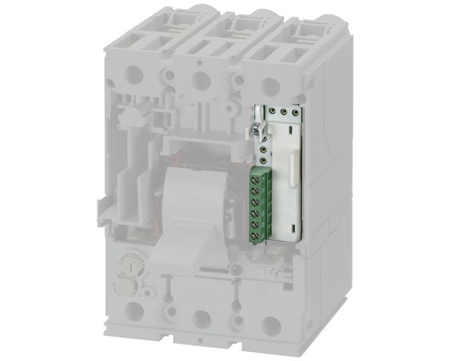 Коммутатор Aux для автоматического выключателя Aux. Switch 250V AC/DC 1 SIGNALING CHANGEOVER SWITCH 1 TRIPPED MESSAGE для FRAME типоразмер 3RV1.5 6 7 8 Siemens 3RV19911AA0