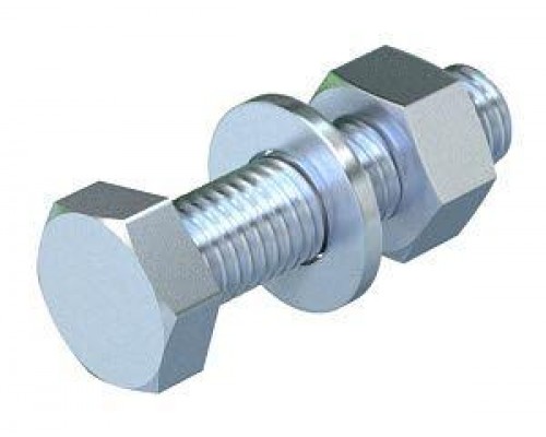 Комплект креп. M12х40 SKS 12х40 F (болт шест/гол.+гайка+шайба) OBO 3163113