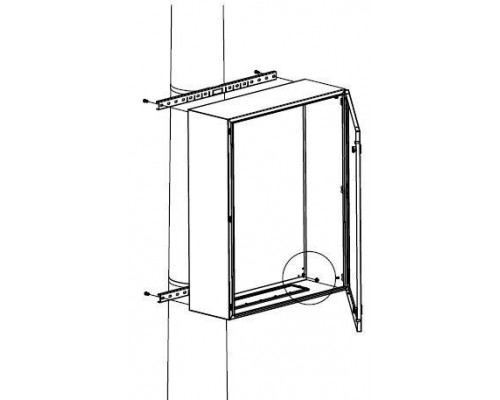 Комплект крепления к столбу для шкафов CE/RAM box ширина 500мм DKC R5FB500