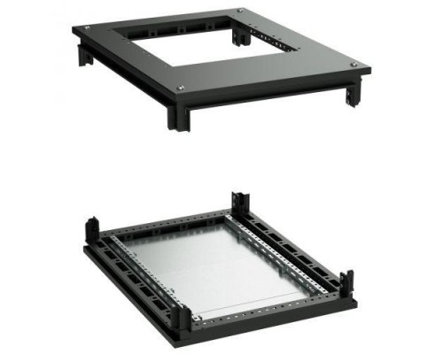 Комплект (крыша с фланцем и основание) для шкафов CQE 600x600 RAL9005 DKC R5KTB66FITB