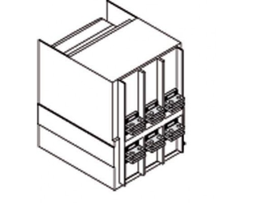 Комплект силовых выводов фикс. части HR/VR E1.2 W FP (уп.3шт) ABB 1SDA073949R1