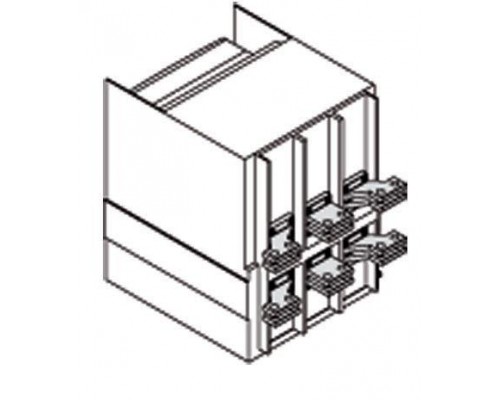 Комплект силовых выводов фикс. части SHR E1.2 W FP (уп.4шт) ABB 1SDA073962R1