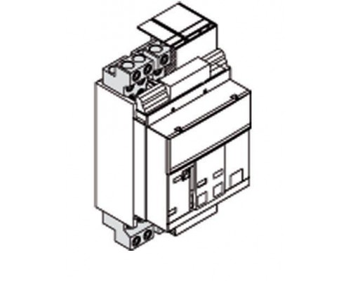 Комплект силовых выводов стац. выкл. FC CuAl 4х240 E1.2 F (уп.3шт) ABB 1SDA074001R1
