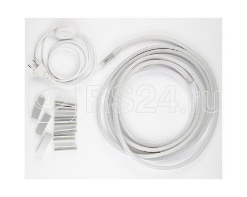 Комплект светодиодной ленты ULS-N21 10M/6500K/1.5M IP67 RRP80C00 длина 10м IP67 дневной бел. свет (6500К) сетевой шнур 1.5м Uniel UL-00006686