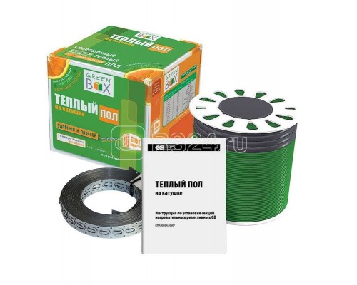 Комплект Теплый пол (кабель) GB 17.5 м/200 Вт Green Box 2206799
