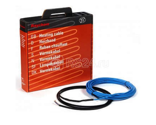 Комплект Теплый пол (кабель) T2Blue 285Вт на основе 14-метровой греющей секции кабеля постоянной мощности 20Вт/м без термостата Raychem R-BL-C-14M/T0/SD