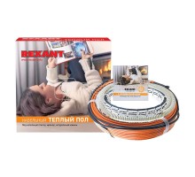 Комплект Теплый пол (кабель) двужил. RND-140-2100 (в стяжку) (2100Вт/140м/ S обогрева м2: 13.0-17.5) REXANT 51-0521-3