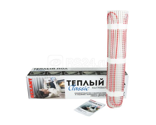 Комплект Теплый пол (мат) Classic RNX-3.0-450 (S 3.0кв.м (0.5х6.0м)) 450Вт двужил. с экраном Rexant 51-0506-2
