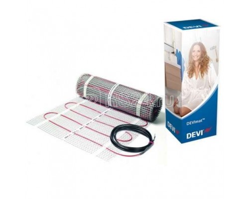 Комплект Теплый пол (мат) двухжил. DEVImat 150T (DTIF-150) 150Вт 0.5х2м 1кв.м DEVI 140F0445