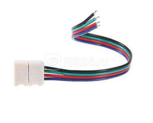 Коннектор PLSC-10х4/15/4pin (5050 RGB) (уп.5шт) JazzWay 1017161