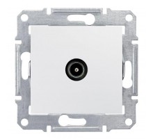 Коннектор TV Sedna проходн. бел. SchE SDN3201221