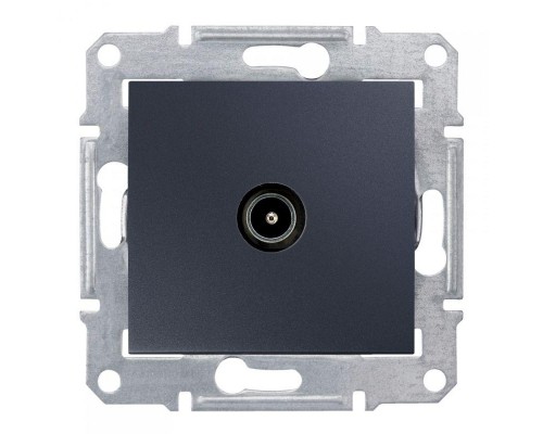 Коннектор TV Sedna проходн. графит SchE SDN3201270