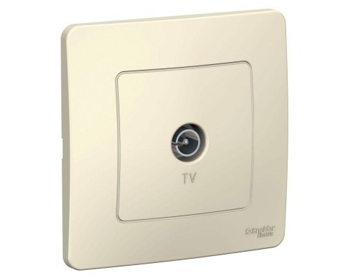 Коннектор TV СП BLANCA молоч. SchE BLNTS000012
