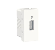Коннектор USB 1-мод. UNICA MODULAR бел. SchE NU342918