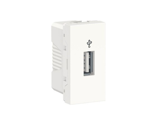 Коннектор USB 1-мод. UNICA MODULAR бел. SchE NU342918