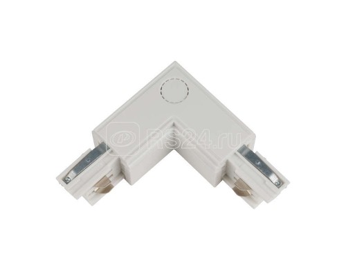 Коннектор для трековых светильников UBX-A21 WHITE 1 POLYBAG (бел.) Uniel 09762