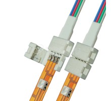 Коннектор (провод) UCX-SD4/B20-RGB WHITE 020 POLYBAG для соединения светодиодных лент 5050 RGB с блоком питания 4 контакта IP20 бел. (уп.20шт) Uniel 06610