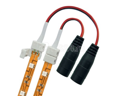 Коннектор (провод) UCX-SJ2/B20-NNN WHITE 020 POLYBAG для соединения светодиодных лент 5050 с адаптером (стандартный разъем) 2 контакта IP20 бел. (уп.20шт) Uniel 06615
