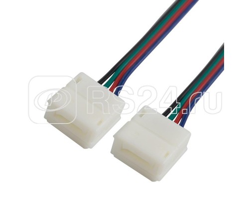 Коннектор соединительный (2 разъема) для RGB LED лент 10мм влагозащ. 15см (уп.10шт) Neon-Night 144-026