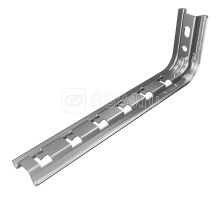 Консоль L-образная безвинтовая 400мм KSLBV300 INOX КМ LO14843