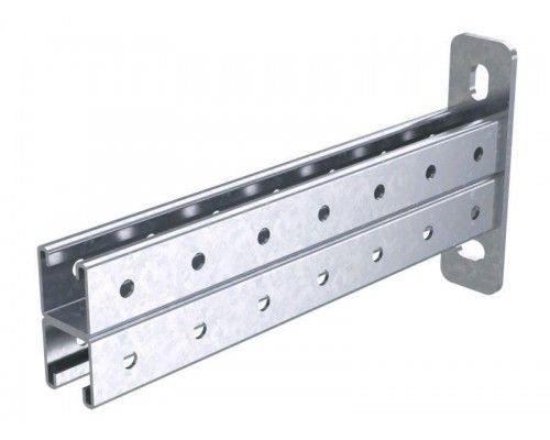 Консоль двойная 41х41мм L300мм нерж. сталь INOX304 DKC IBBD4130C