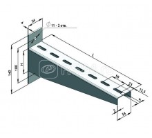 Консоль КС3-140-2.5 (2.5мм) УТ1.5 КЭМЗ 471 541407 14