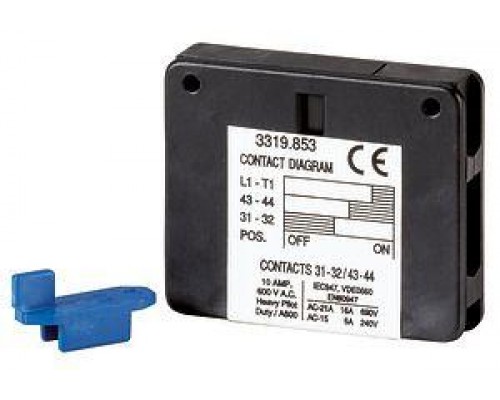 Контакт дополнительный 1НО+1НЗ для QM 80 и QM 100 AUXQM80/1001NO+1NC EATON 1319853