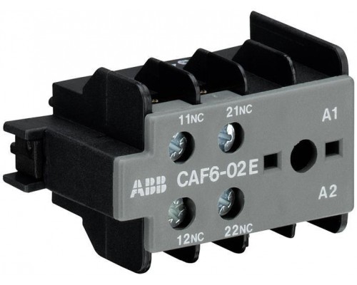 Контакт дополнительный CAF6-02E фронт. уст. для миниконтактров B6 B7 ABB GJL1201330R0010