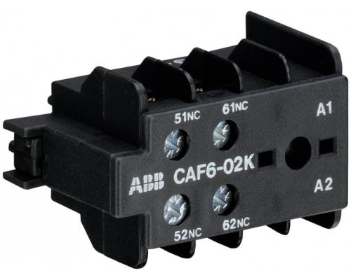 Контакт дополнительный CAF6-02K фронт. уст. для миниконтактров K6 и KC6 ABB GJL1201330R0009