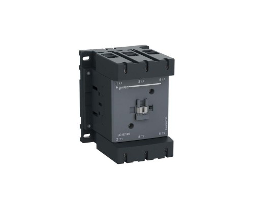 Контактор 3п 120А НО+НЗ 380В AC3 50Гц SchE LC1E120U5