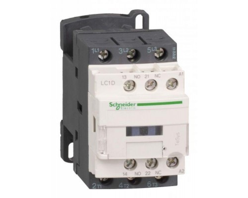 Контактор 3п 18А D18 НО+Н3 24В AC-3 SchE LC1D18B7