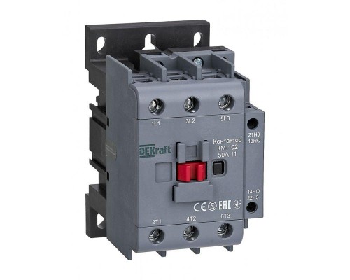 Контактор 50А 24В АС3 АС4 1НО+1НЗ КМ-102 SchE 22321DEK