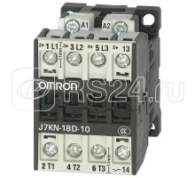 Контактор для двигателей J7KN 18А 400В AC J7KN-18D-10 400 Omron 367345