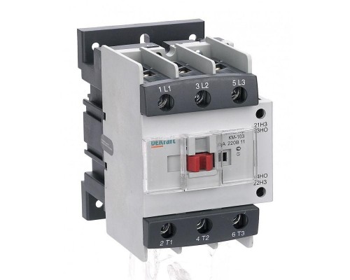 Контактор КМ-103 80А 220В АС3 1НО+1НЗ SchE 22143DEK