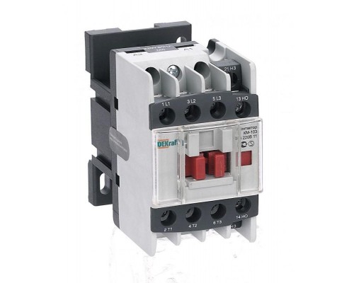 Контактор КМ-103 9А 220В АС3 1НО+1НЗ SchE 22103DEK