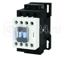 Контактор магнитный HGC18 11NS D24 18А 7.5кВт при АС3 (380-440В) Кат. 24В DC 1НО+1НЗ HYUNDAI 13.01.01.000539