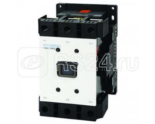Контактор магнитный HGC265 22NS F220 265А 147кВт при АС3 (380-440В) кат. 100-240В AC 110-220 DC 2НО+2НЗ HYUNDAI 13.01.01.000481