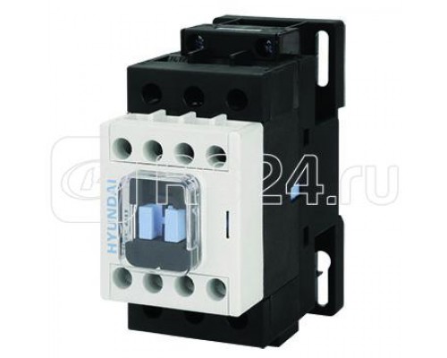 Контактор магнитный HGC40 11NS X024 40А 18.5кВт при АС3 (380-440В) кат. 24В АC 1НО+1НЗ HYUNDAI 13.01.01.000592