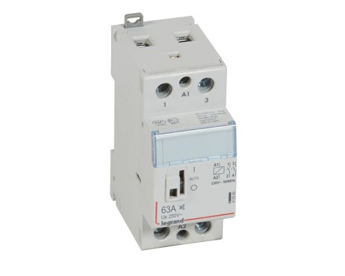 Контактор мод. 230В 2НО 63А бесш. с ручкой CX3 Leg 412560