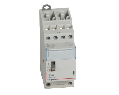 Контактор мод. 230В 4НО 25А с ручкой упр. CX3 Leg 412551