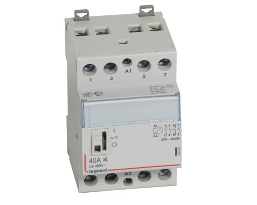Контактор мод. 230В 4НО 40А бесш. с ручкой CX3 Leg 412562